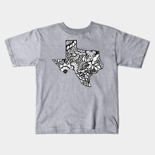 Texas_BLK Kids T-Shirt